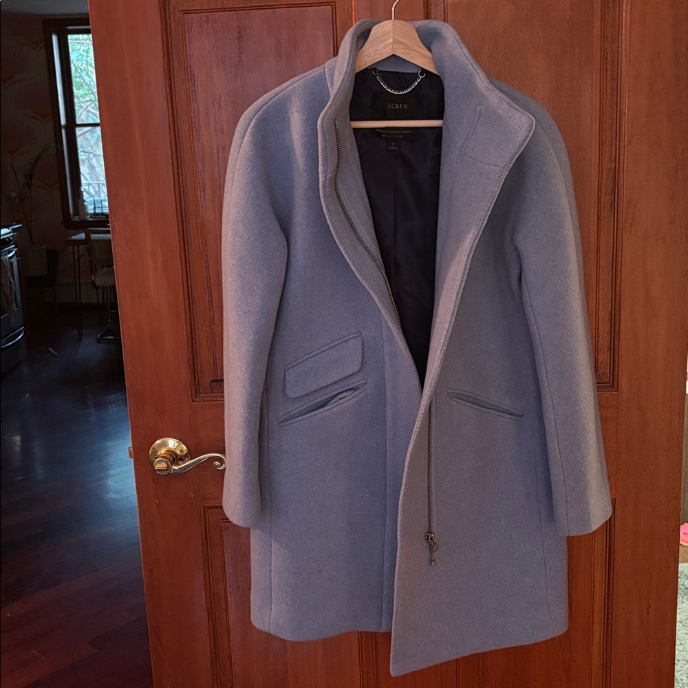 J. Crew Light Blue Coat